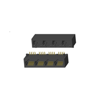 RJ45 5921 ; 1X4 ports ; Without LED ; Without metal shield . PCB Retaining Post: hollow(Type B）